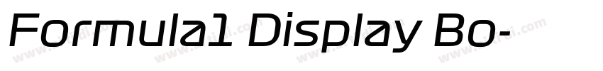 Formula1 Display Bo字体转换 Formula1 Display Bo字体转换